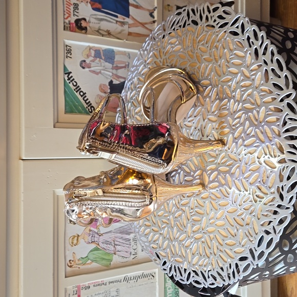 Madden Girl rose gold heeled sandals Sz 7 👡 - Picture 4 of 10